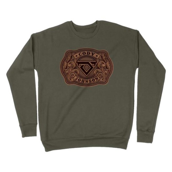 Cody Johnson Merch Store Shop Leather Buckle Sweatshirt