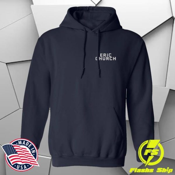 Eric Church Merch Store Shop Red Rocks Event Hoodie Navy