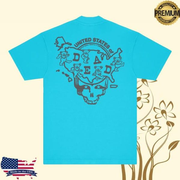 Grateful Dead Merch Store Shop Florida United States Of Dead T-Shirt