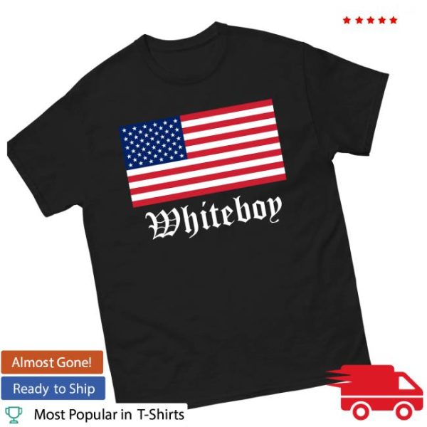 Hangovergang Official Store Merch Whiteboy Stars & Stripes T-Shirt