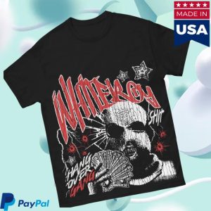 Hangovergang Official Store Merch Ski Mask Whiteboy T-Shirt