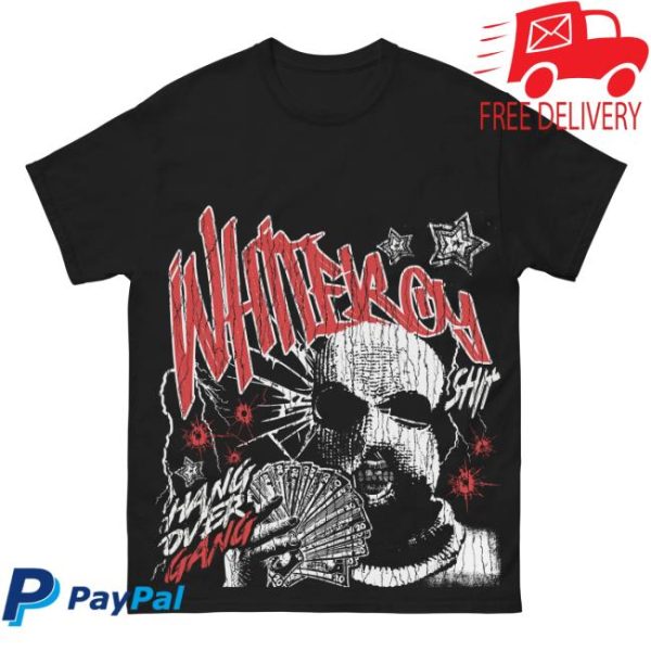 Hangovergang Official Store Merch Ski Mask Whiteboy T-Shirt