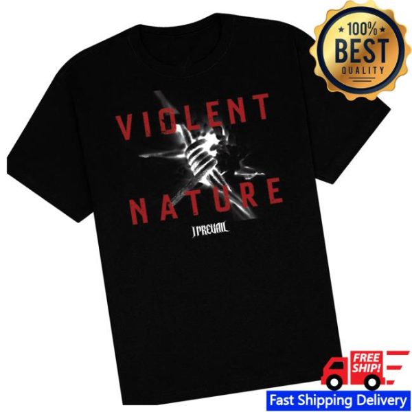 Fearless Records Store Merch Violent Nature Album Cover T-Shirt