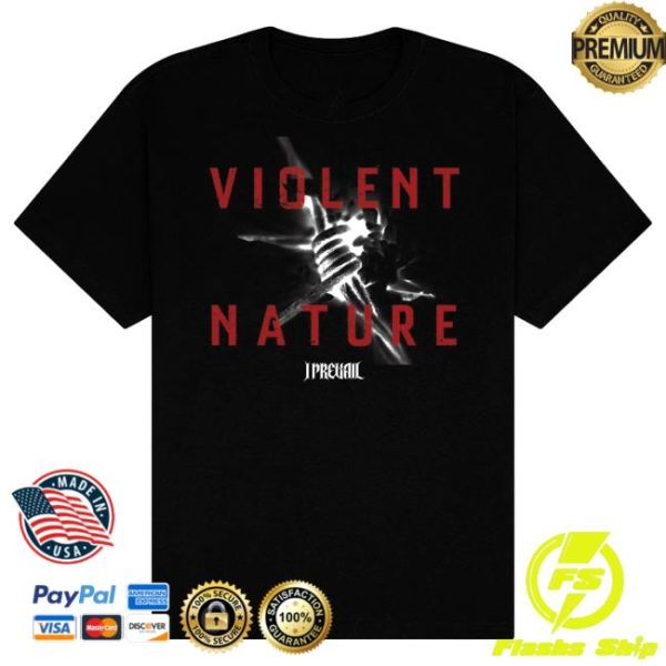 Fearless Records Store Merch Violent Nature Album Cover T-Shirt