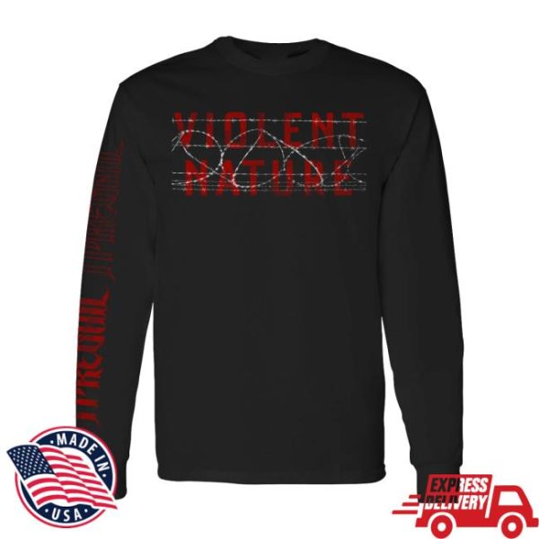 Fearless Records Store Merch Violent Wire Long Sleeve T-Shirt