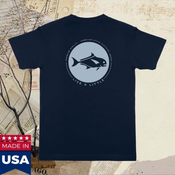 Local Motion Hawaii Store Merch Hawaiian Style Simple Fish Tee