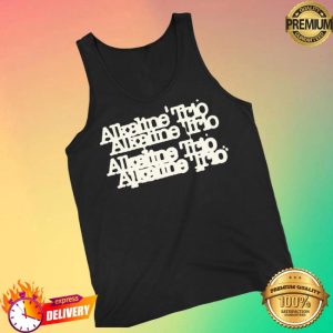 Alkaline Trio Store Merch Cheap Trio Logo Black Tank Top