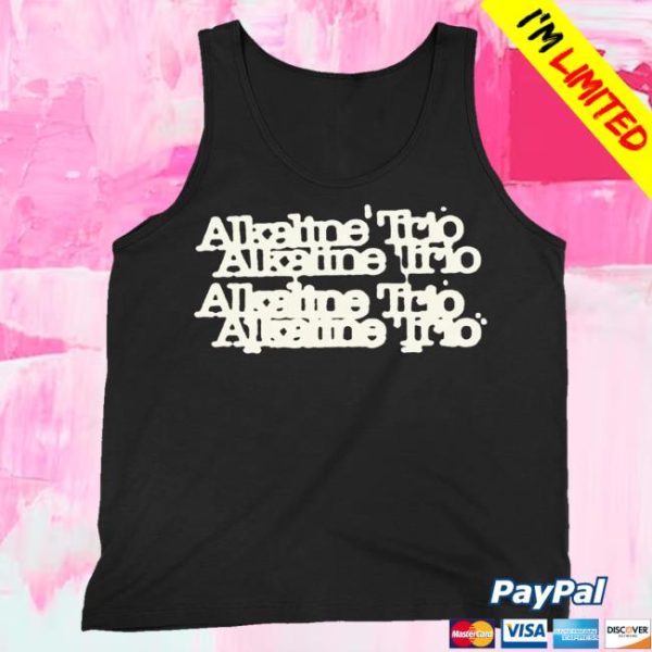 Alkaline Trio Merch Store Shop Cheap Trio Logo Tank Top