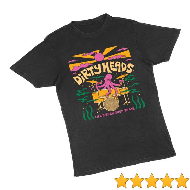 kenny Dirty Heads Merch Store Shop Lifes Been Good To Me Vintage Black T Shirta