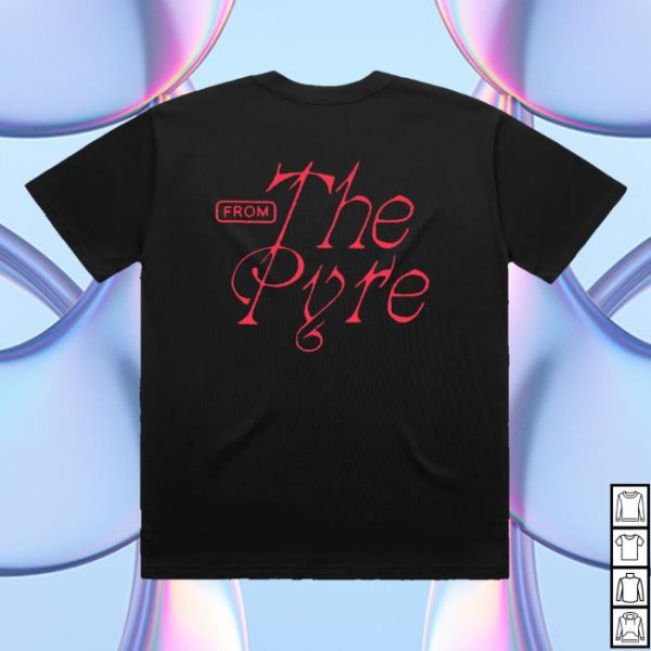 The Last Dinner Party Merch Store Shop From The Pyre Black Logo T-Shirt