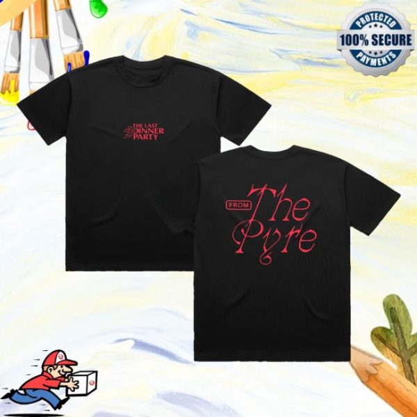 The Last Dinner Party Merch Store Shop From The Pyre Black Logo T-Shirt