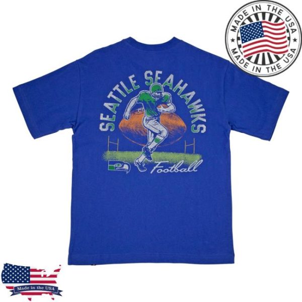 Simply Seattle Storm Merch Seattle Seahawks Royal Game On Foundation T-Shirt