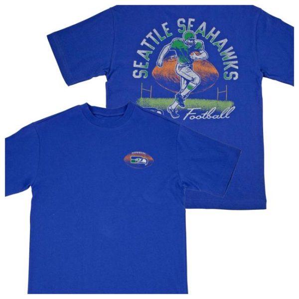 Simply Seattle Storm Merch Seattle Seahawks Royal Game On Foundation T-Shirt