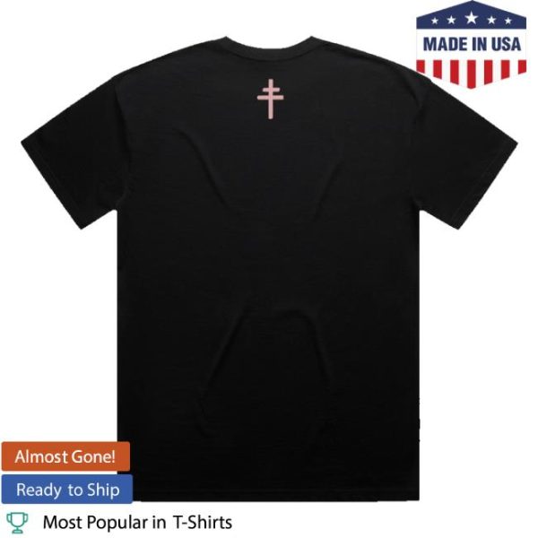 President Band Merch Store Shop Dusty Pink Icon Tee Black