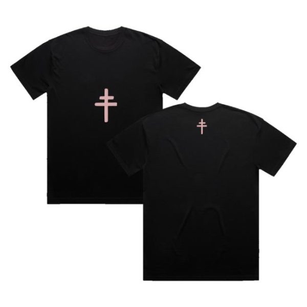 President Band Merch Store Shop Dusty Pink Icon Tee Black