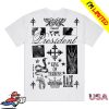 kenny President Band Merch Store Shop King Of Terrors Script Tee Whitea
