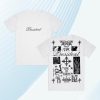 kenny President Band Merch Store Shop King Of Terrors Script Tee Whiteaa