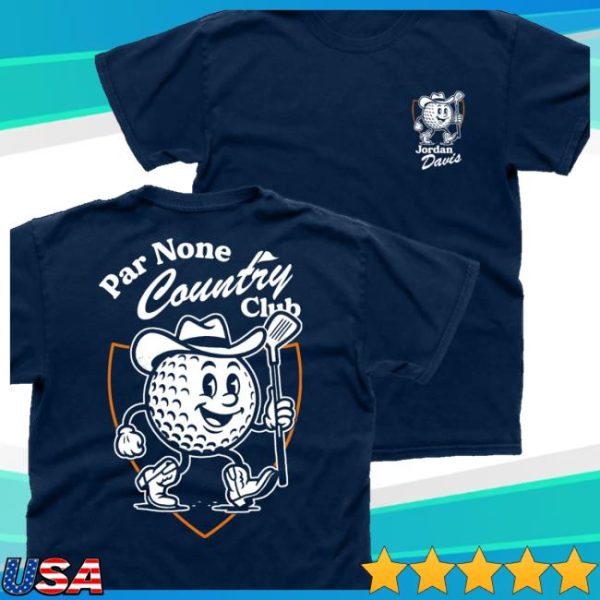 Jordan Davis Official Store Merch Par None Country Club Tee