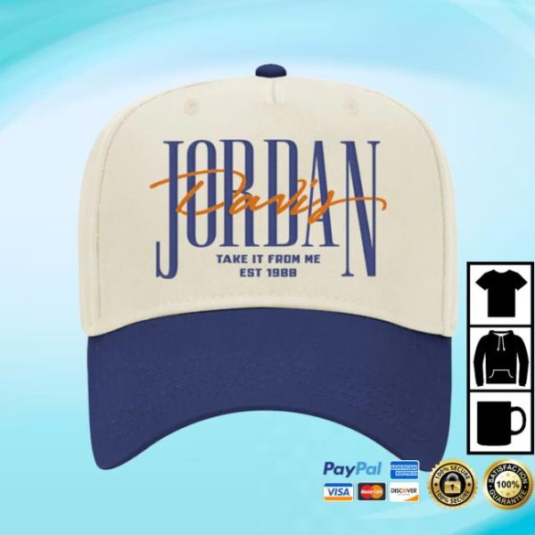 Jordan Davis Official Store Merch Take It From Me Two Tone Hat