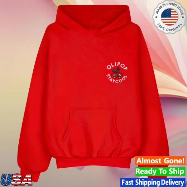 Staycoolnyc Store Merch Olipop Cherry Cola Hoodie