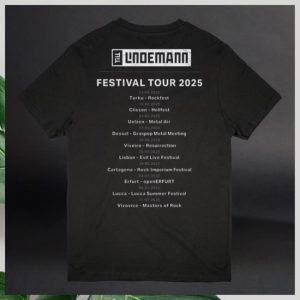Rammstein Store Merch Festival Tour 2025 Tl T-Shirt