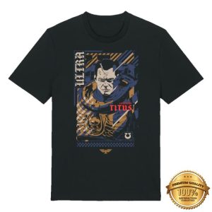 Warhammer Merch Store Shop Warhammer 40000 Space Marine 2 Lieutenant Demetrian Titus T Shirt