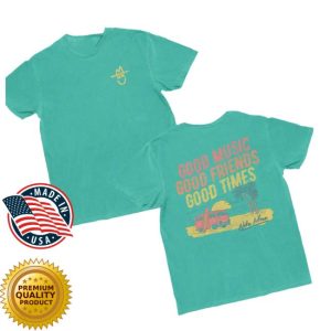 Niko Moon Store Merch Good Music, Good Friends Tee