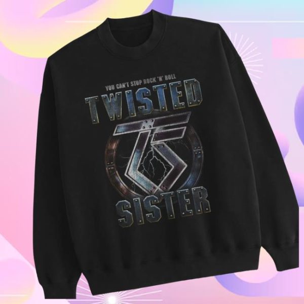 Maniacs Online Store Merch You Can’t Stop Rock ‘N’ Roll Crewneck