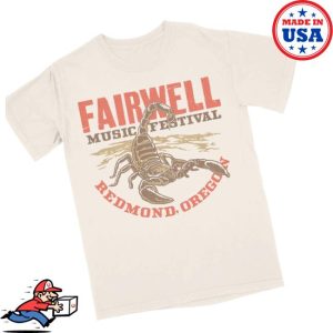 Fairwell Festival Store Merch 2025 Scorpion Lineup Tee