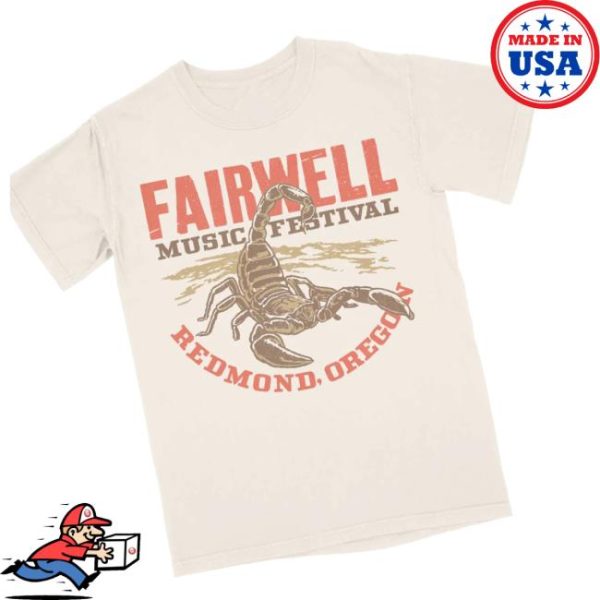 Fairwell Festival Store Merch 2025 Scorpion Lineup Tee