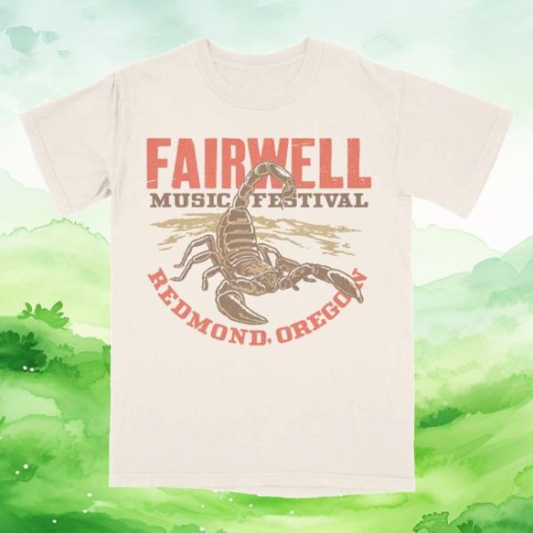 Fairwell Festival Store Merch 2025 Scorpion Lineup Tee