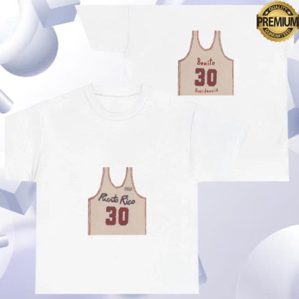 Bad Bunny Merch Store Dtmf Merch Puerto Rico Jersey White Tee