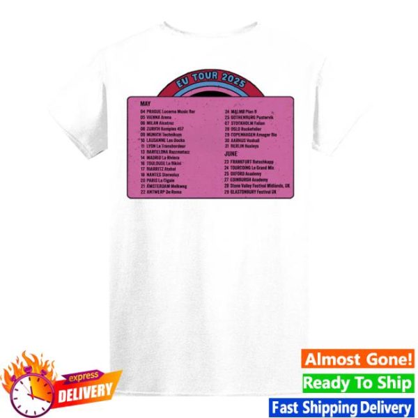 Lo-Fi Store Merch The Brian Jonestown Massacre Euro Tour 25 – Leg 2 T-Shirt