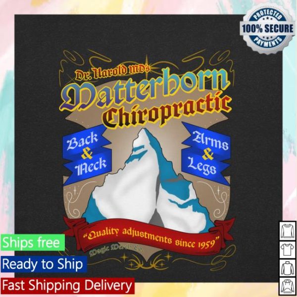 Magic Merch Store Merch Matterhorn Chiropractic Tee