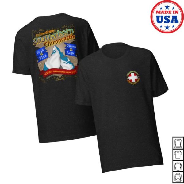 Magic Merch Store Merch Matterhorn Chiropractic Tee