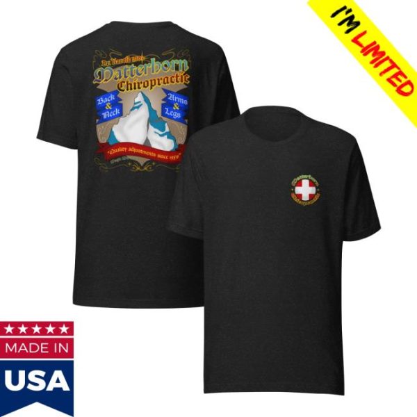 Magic Merch Store Merch Matterhorn Chiropractic Tee