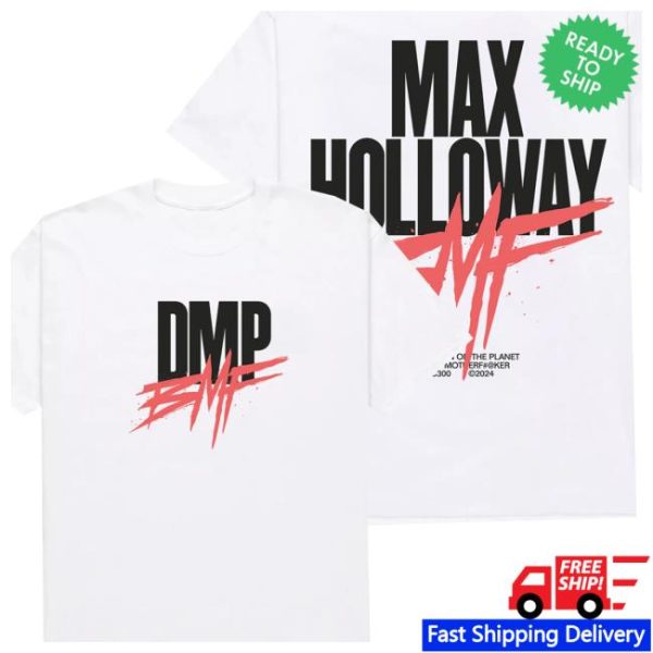 Shop Max Holloway Store Merch DmpBmf White Tee