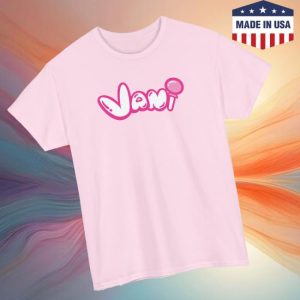 Vanilbean Store Merch Vani Unisex Cotton Pink Shirt