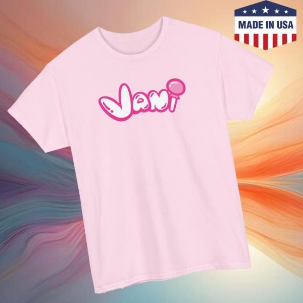 Vanilbean Store Merch Vani Unisex Cotton Pink Shirt