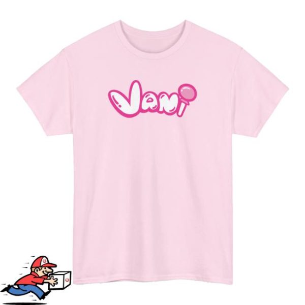 Vanilbean Store Merch Vani Unisex Cotton Pink Shirt
