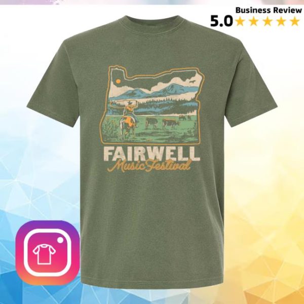 Fairwell Festival Merch Store Shop Oregon Lineup Tee