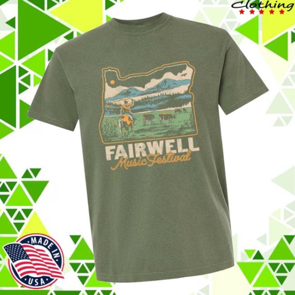 Fairwell Festival Merch Store Shop Oregon Lineup Tee