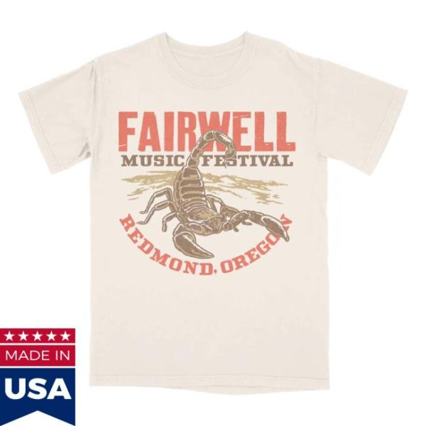 Fairwell Festival Merch Store Shop Scorpion Lineup Tee