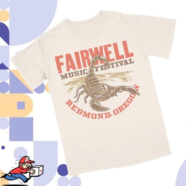 Fairwell Festival Merch Store Shop Scorpion Lineup Tee