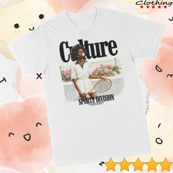 For The Culture Clothing Merch Store Shop Culture Sports Division Tee Tennis Garden