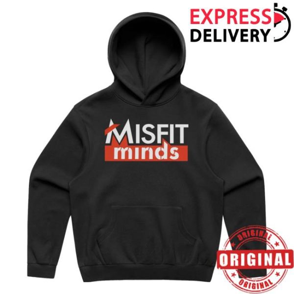 Shaggers Merch Store Shop Misfit Minds Hoodie Black