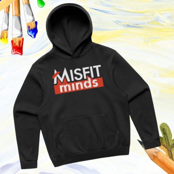 Shaggers Merch Store Shop Misfit Minds Hoodie Black