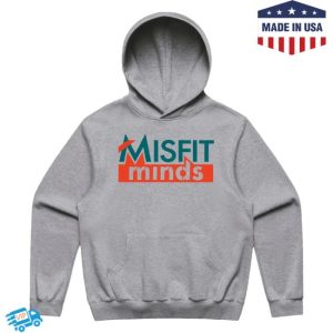 Shaggers Merch Store Shop Misfit Minds Hoodie Grey Marle
