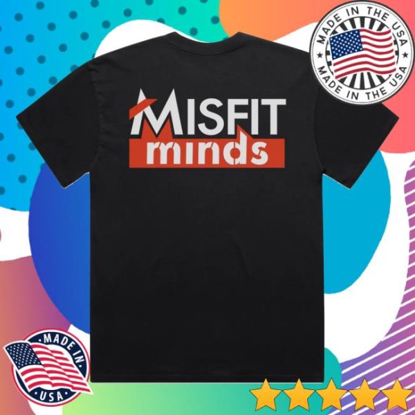 Shaggers Merch Store Shop Misfit Minds T-Shirt Faded Black