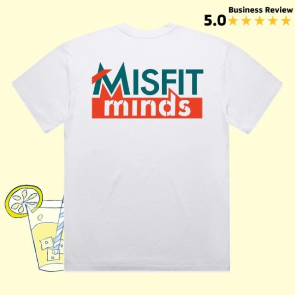 Shaggers Merch Store Shop Misfit Minds T-Shirt White